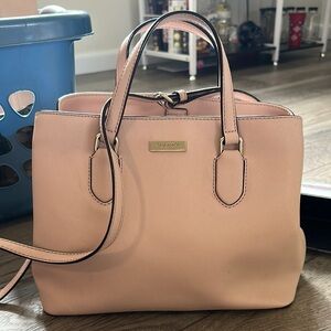 Kate Spade Pink Leather Tote Bag